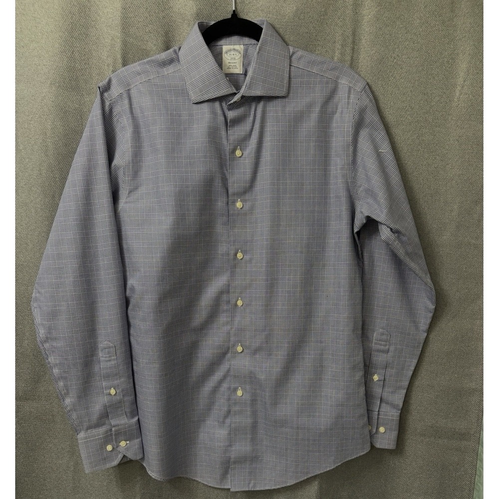 Brooks Brothers mens Long Sleeve‎ Button Down Shirt size 15 34-35